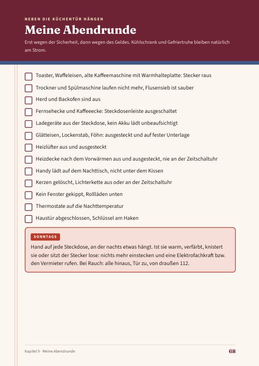 Seite 68: Giselas Abendrunde zum Abhaken